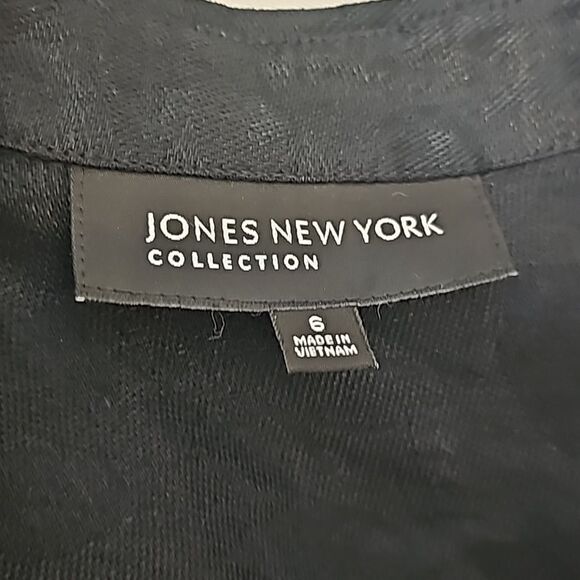 Jones New York collection linen blazer size 6 - Picture 9 of 10